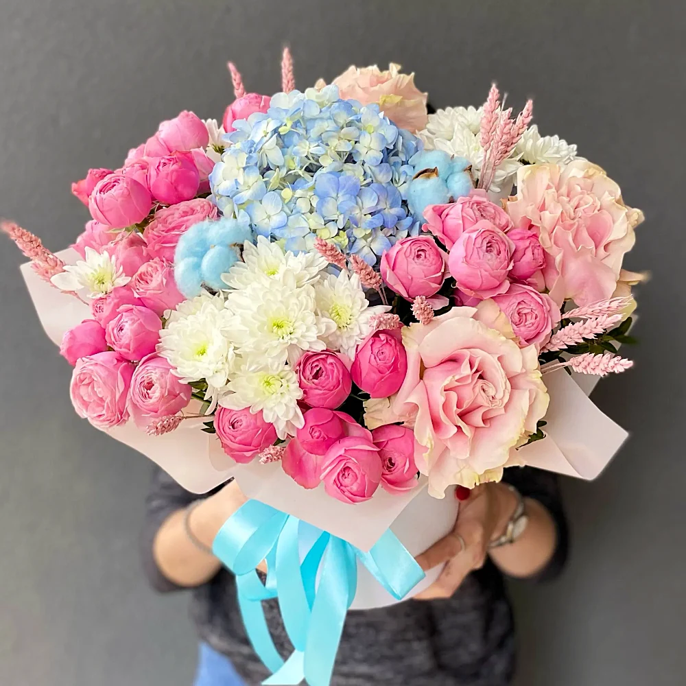 Цветы в коробке